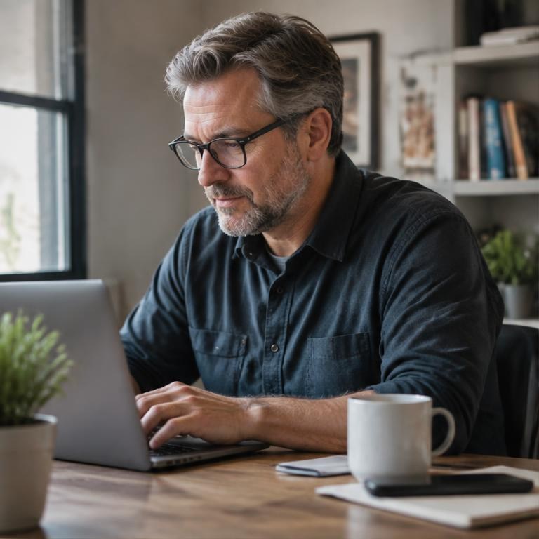 Laptop open on a table during a working conversation