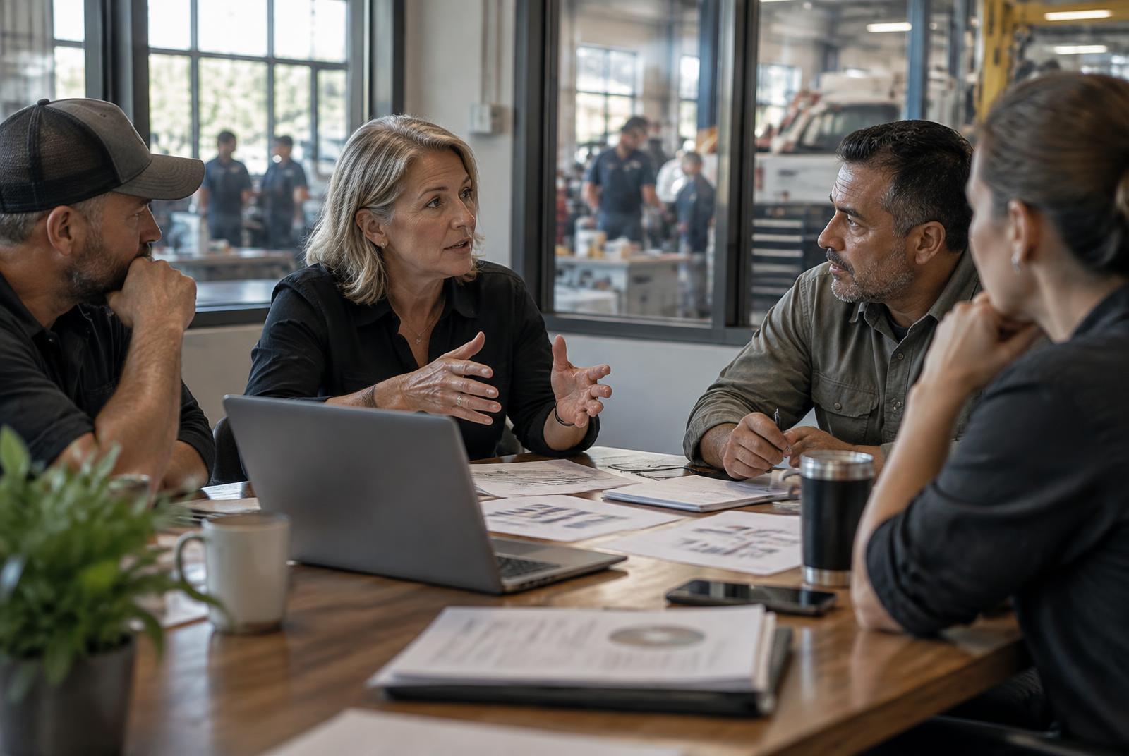 Exited owner leading an investment review inside a successful operating business