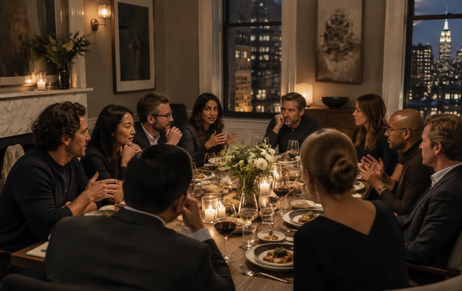 A private founder dinner in New York